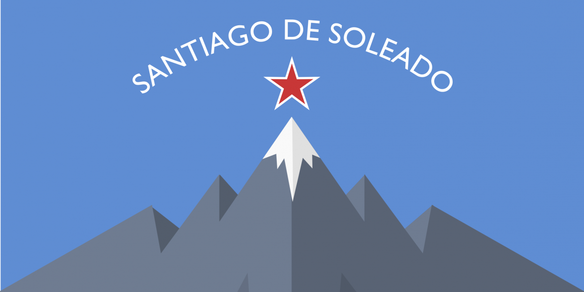 Flagge Santiago de Soleado